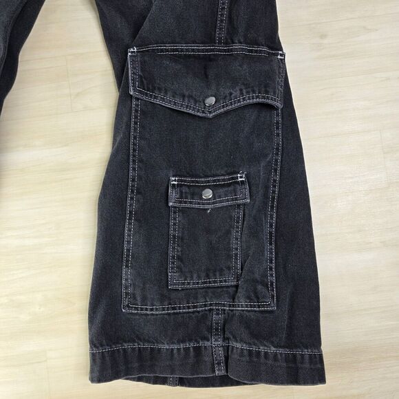Urban Outfitters BDG Y2K Ankle Cargo Wide Leg Denim‎ Jeans Pants Size 26 - Picture 9 of 10